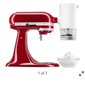 KitchenAid shaved ice attachment. Fits all KitchenAid mixers. Like New!